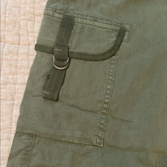 American Eagle Outfitters Olive Wide Leg Pants - Picture 3 of 7